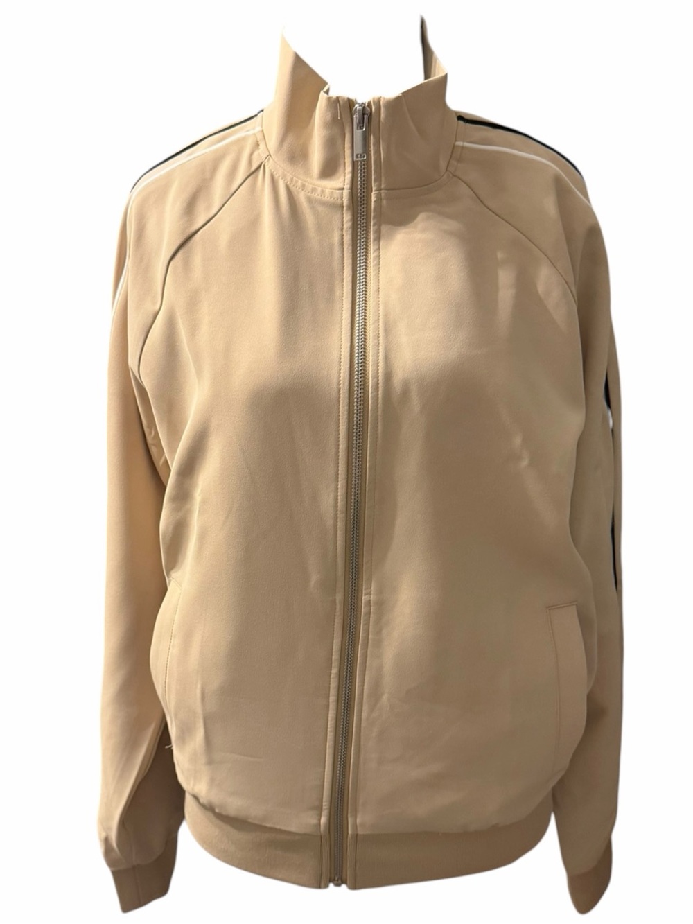 Women's A New Day Bomber Jacket Size S Beige Black